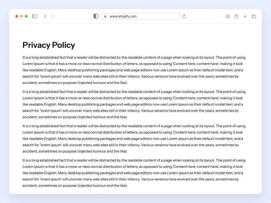 Privacy Policy